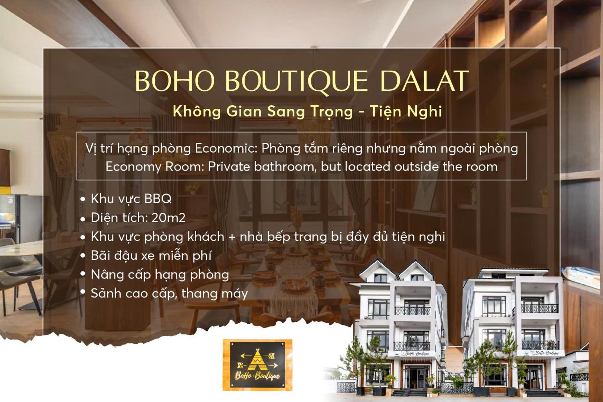 Hotel Boho Boutique Da Lat - View Nha Long Lang Man Extérieur photo
